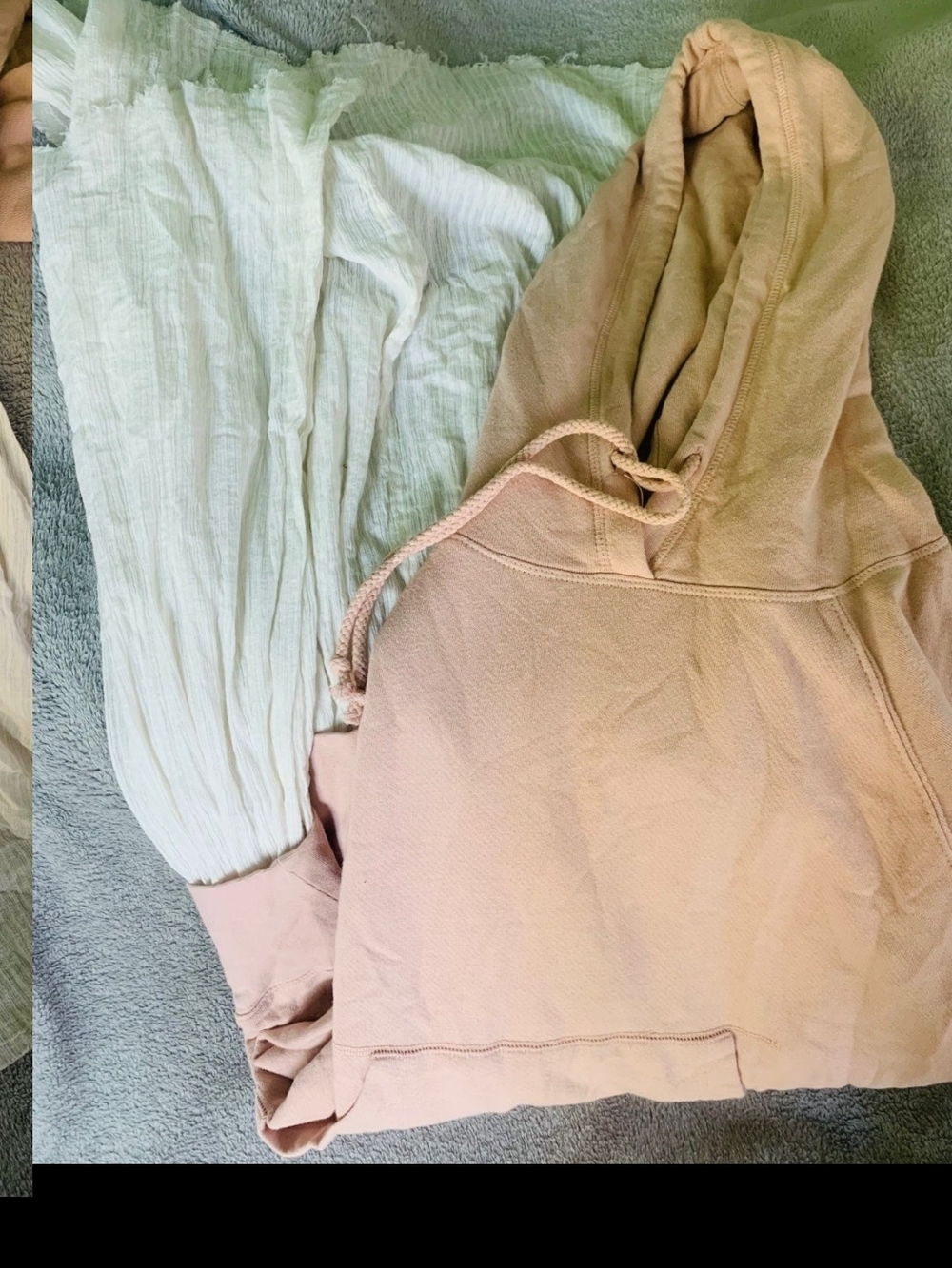 Free People Blush Pink Oversized Hoodie Sweatshirt - Picture 7 of 7